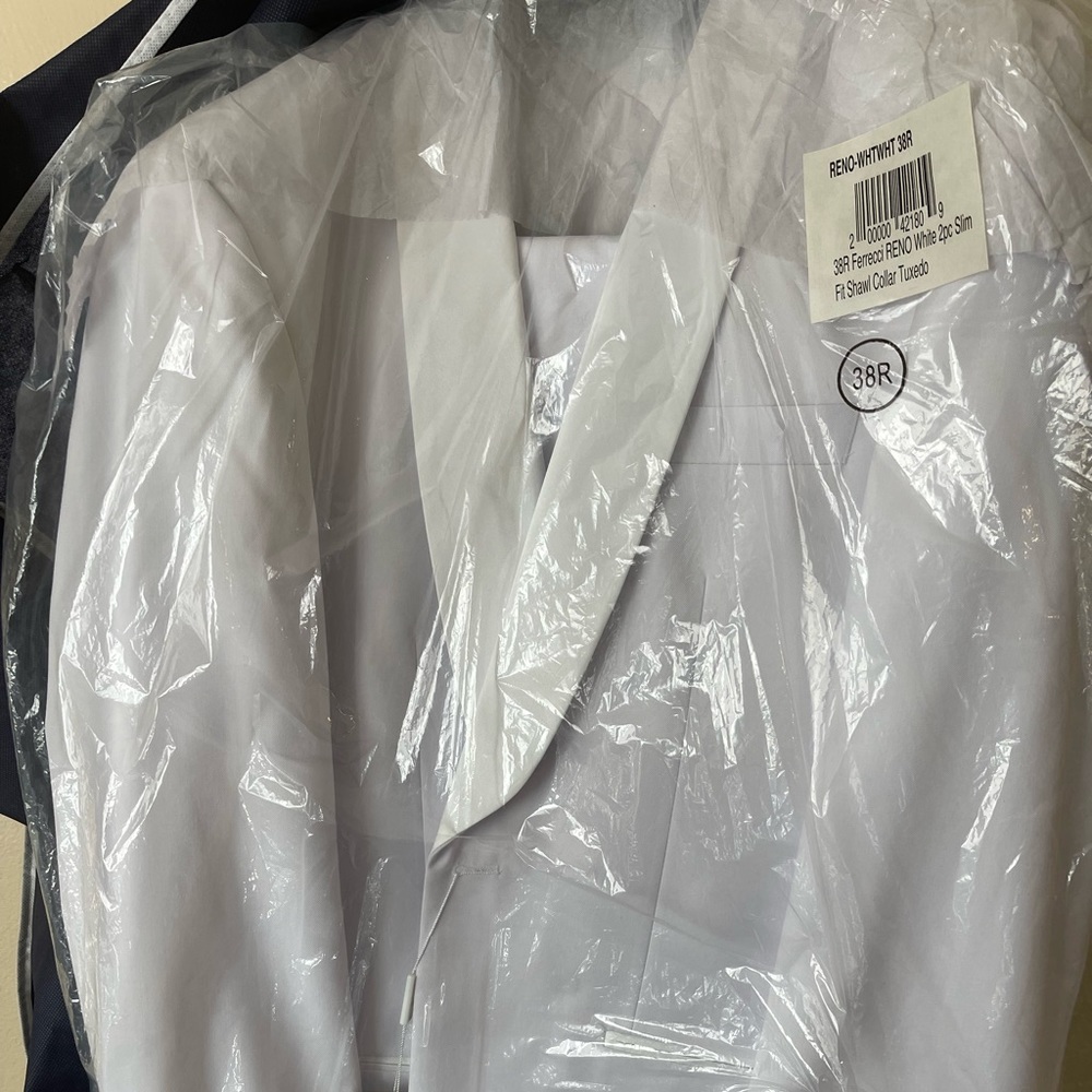 White Tuxedo Coat and pants